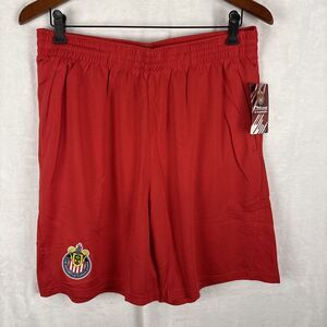 Icon Sports Men's Chivas De Guadalajara Officially Poly Soccer Shorts Large NWT